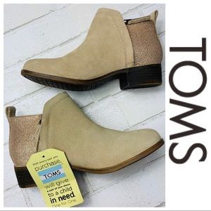 New Toms Delia Glimmer Ankle Bootie 5